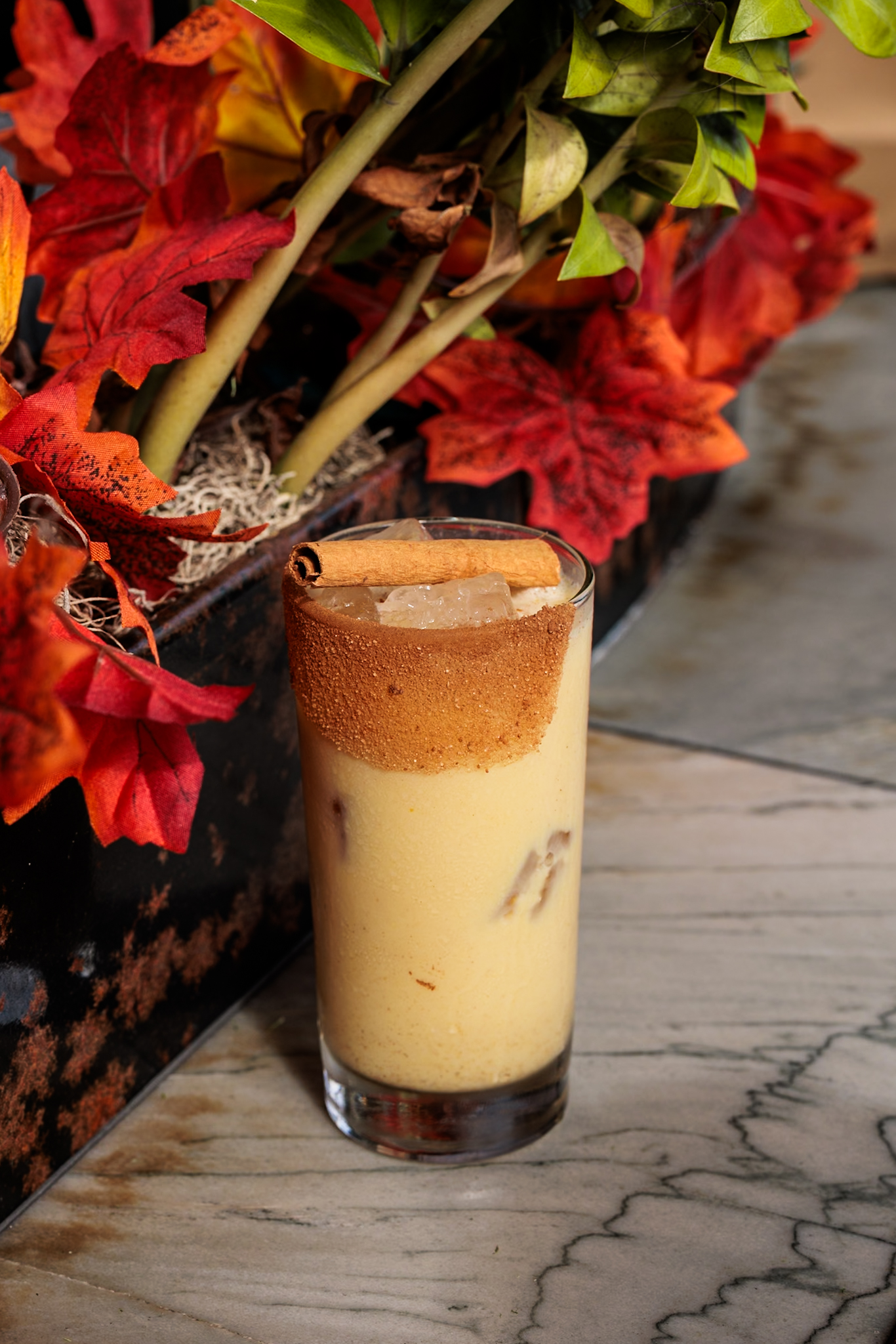 Nolen Nog white Rum Meyer dark rum Condensed milk pumpkin puree coconut milk
